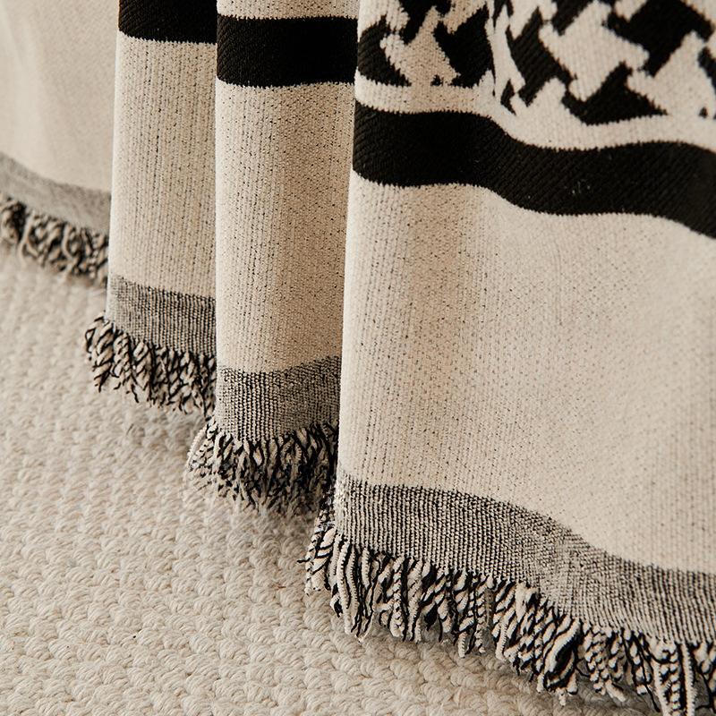 Kreatives Niedliches Cartoon Kaninchen Sofa Handtuch Chenille Kratzfest Sofaüberwurf All-Inclusive Universeller Überwurf Sofa Handtuch Überzug Stoff