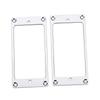 2Pcs Metal Humbucker Pickup Frame Mounting Rings Replacement Parts for Electric Guitars