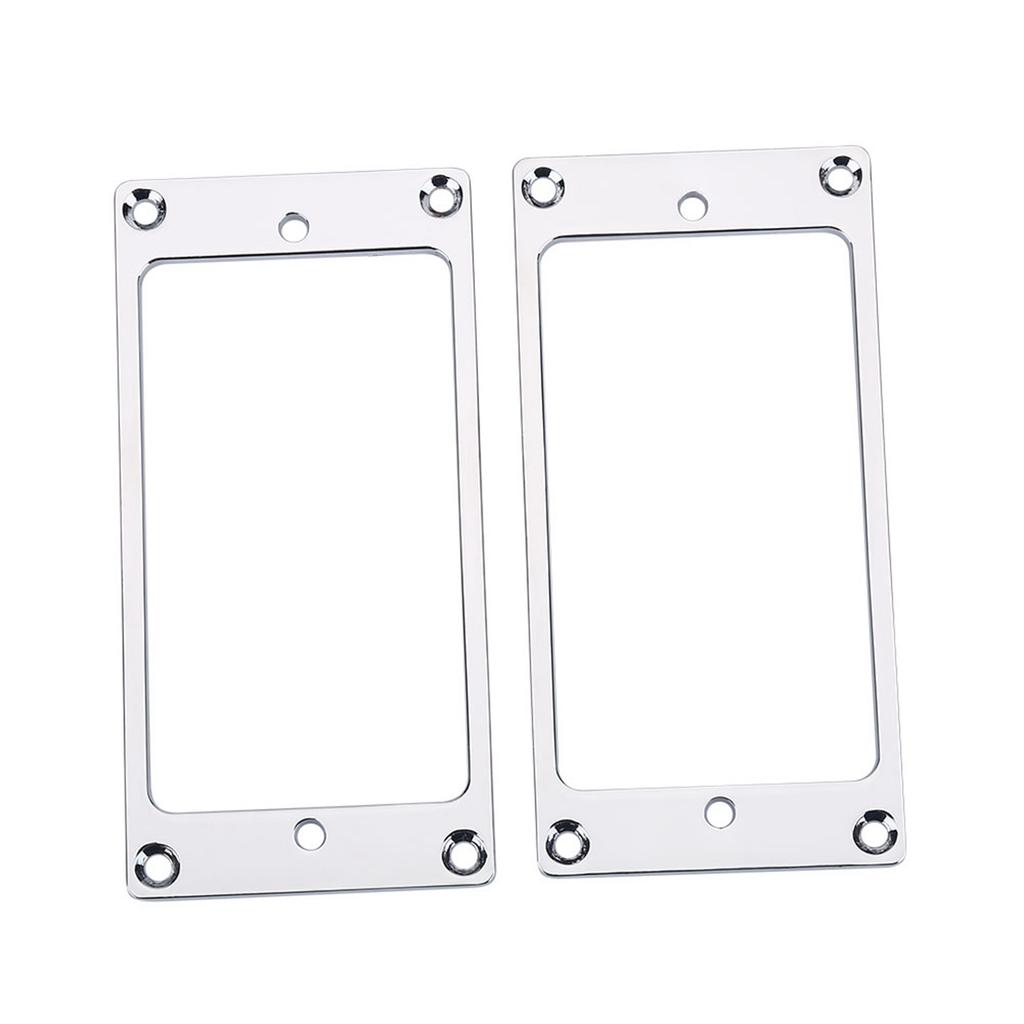 2Pcs Metal Humbucker Pickup Frame Mounting Rings Replacement Parts for Electric Guitars