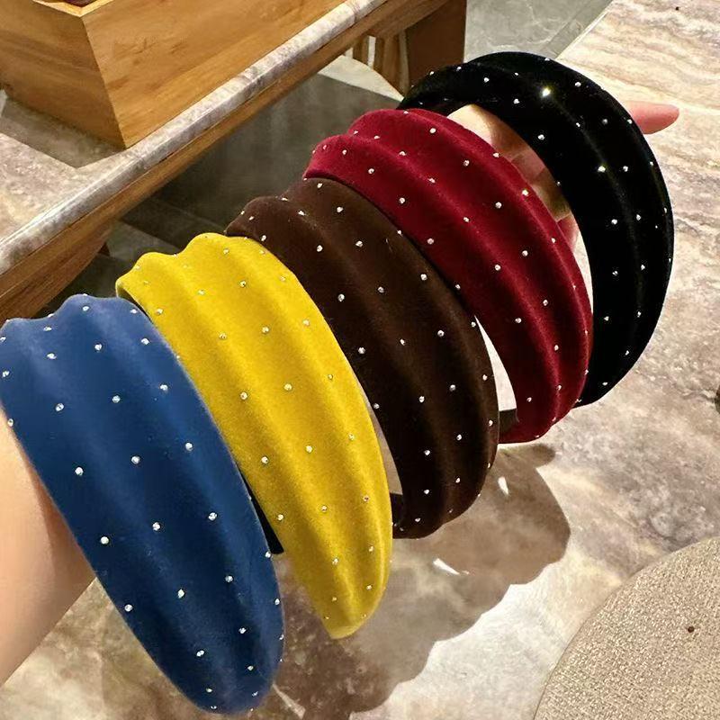 Korean-Style Aurora Light High Skull Top Headband for Women - Versatile and Trendy Hair Accessory