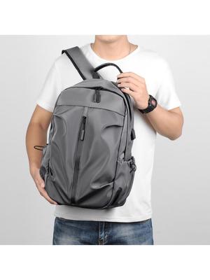 Zaino Casual da Uomo alla Moda - Grande Capacità per Scuola, Viaggio e Avventure all'Aria Aperta