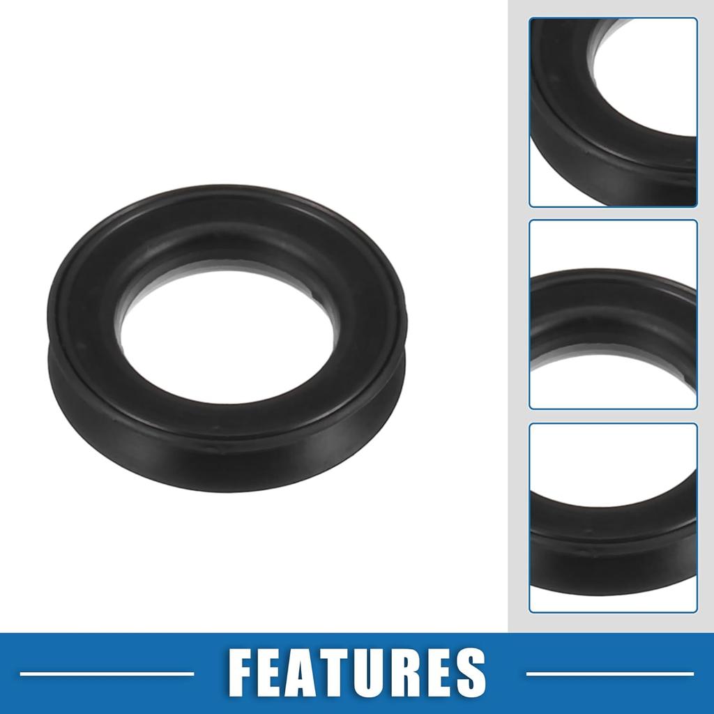 Fuel Injector O Rings Seals with Micro Filters Fuel Injector Repair Kit for Toyota 4Runner 1996-1998 for Lexus ES300 1992-1993 Rubber Black (Set of
