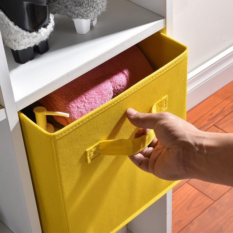 Collapsible Cube Storage Bin Non Woven Fabric Storage Box Home Supplies, Kid Toy Storage Organizer Cabinet Drawer Organization