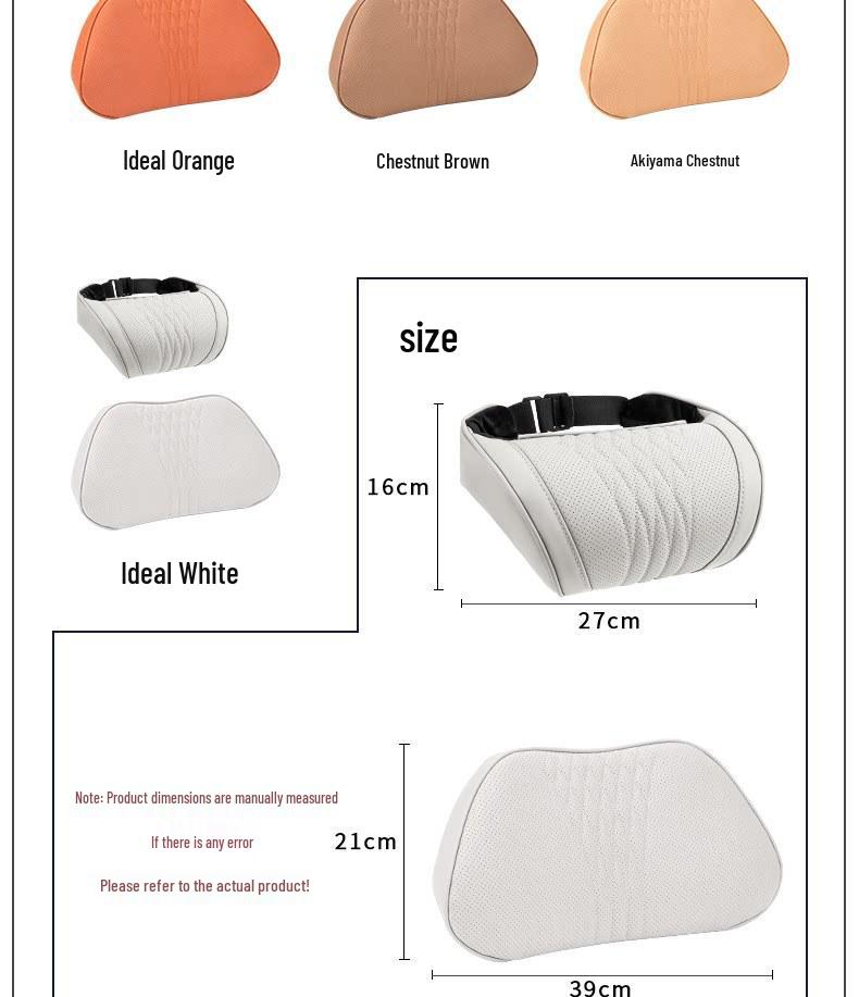 Compatible Neck and Lumbar Support for 26 Nio Models (ES8/ES6/ET5) - Car Headrest Pillow and Backrest Accessories.