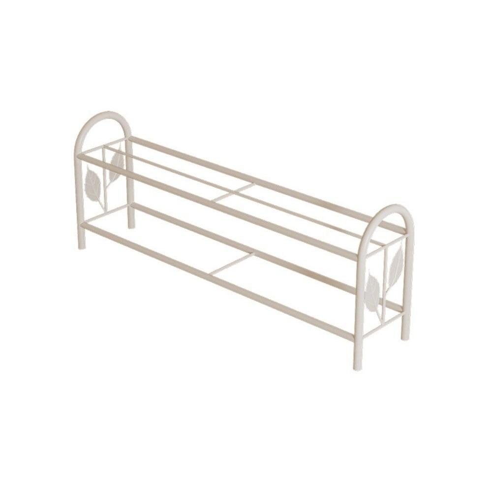 Metal Shoe Organizer Rack Two-Layer Shoe Storage Shelf Home Storage Shelf For Entrance Bathroom