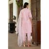 Indian Designer Silk Blend Kurta Pant Dupatta Set Women Party Wear Tunic Kurti SC-2122