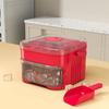 Ice Maker with Easy Press Cap with Easy-press Lid Double-layer Ice Cube Machine Reusable Large Capacity Ice Cube Mold Amagi