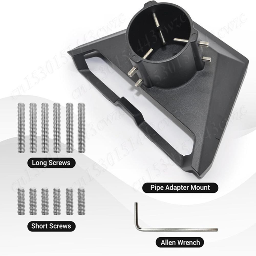 For Starlink Gen 3 Pipe Adapter Roof Mounting Pole Pipe Connectors Mount Plate Roof Mount for Starlink Gen 3 Standard Dish