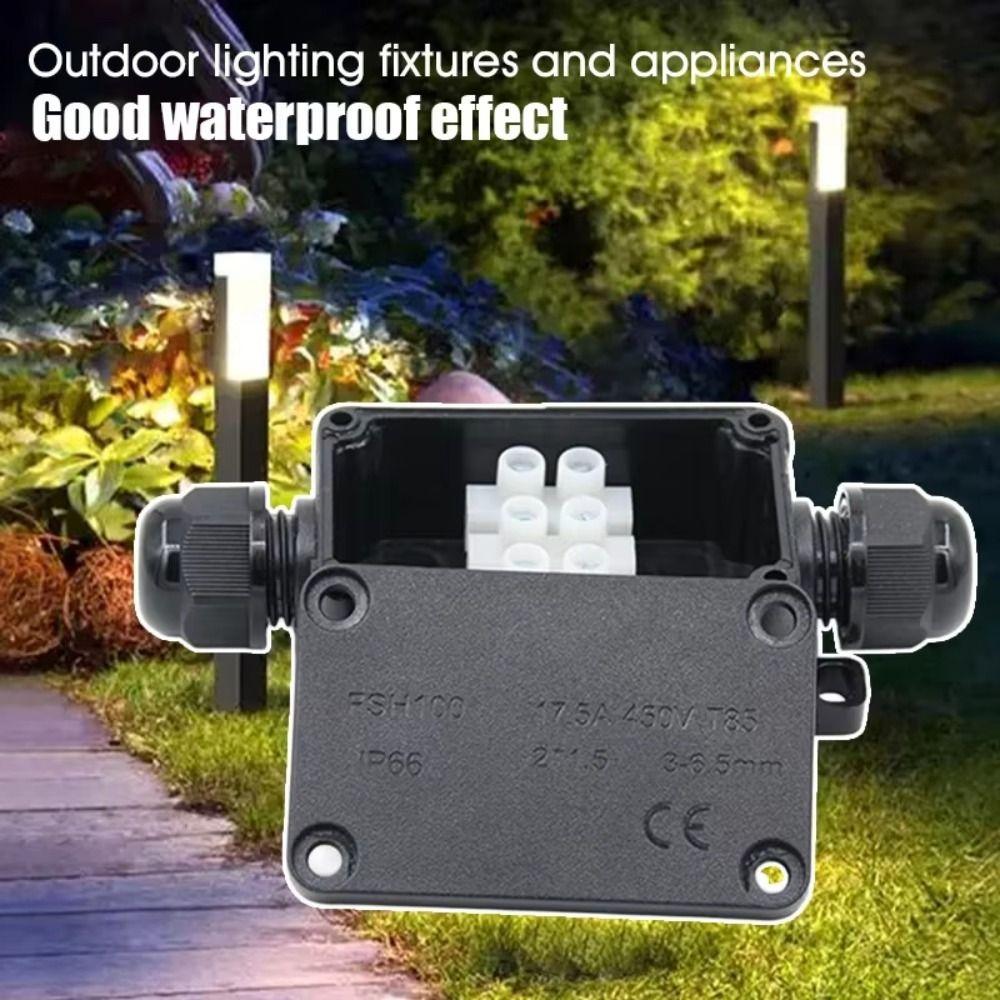 2-Way 3-Way Sealed Junction Box Waterproof Electrical Cable Box IP66 Junction Box  Garden Projects