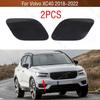 1Pair 39848102 339848116 Front Bumper Head Light Lamp Washer Nozzle Cover Lid Water Spray Jet Cap For Volvo XC40 2018-