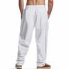 Spring/Summer New Season Men's Breathable Cotton-Linen Blend Relaxed-Fit Casual Sports Trousers