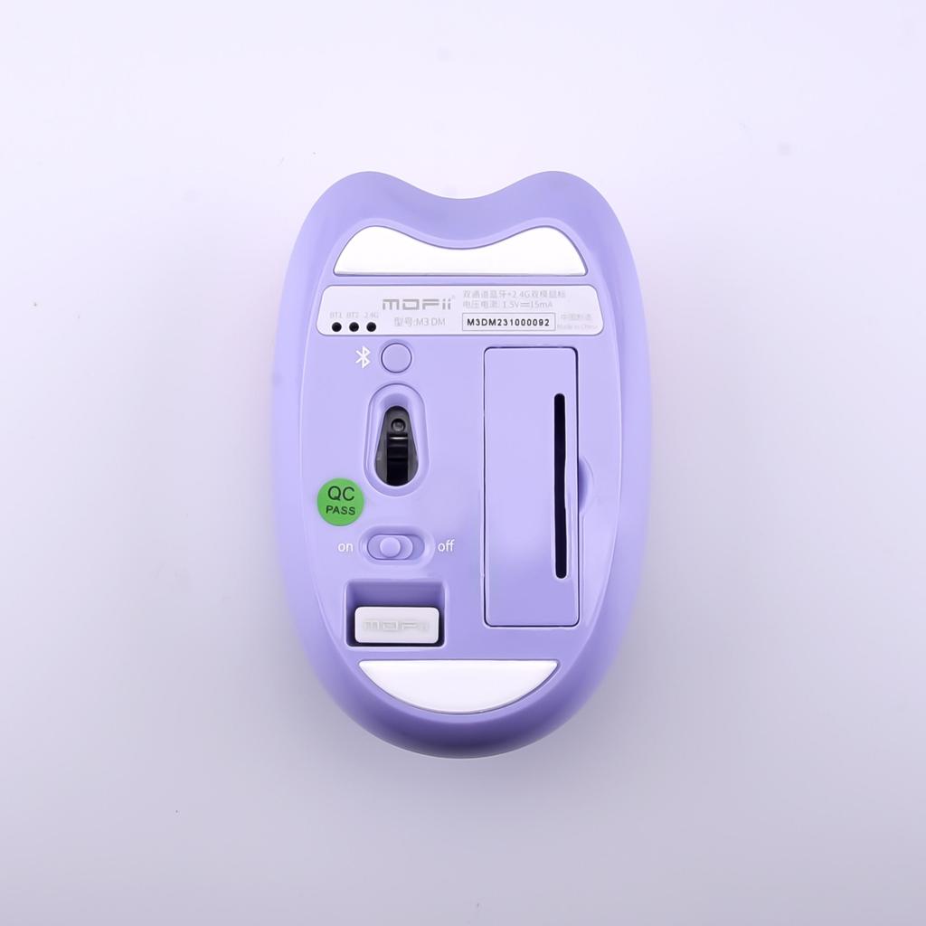 Mofii M3DM Sleek Wireless Bluetooth Dual-Mode Mouse – Silent Wireless Mouse for Laptop and Office Use