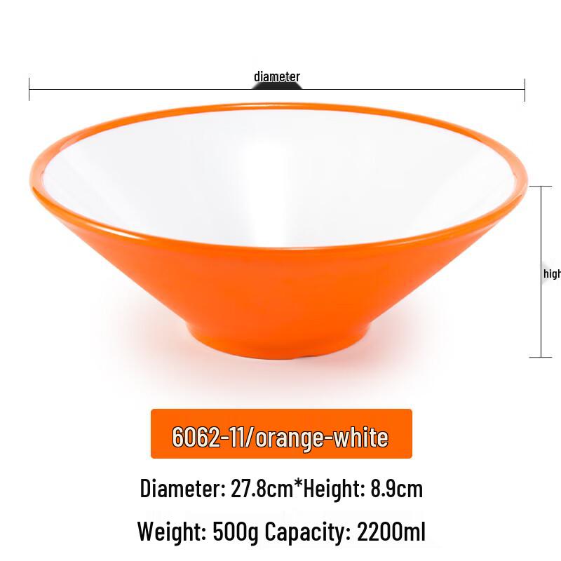 Commercial Melamine Douli Noodle Bowl