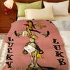 Cartoon L-Lucky L-Luke Throw Flannel Throw Blanket, Lightweight Cozy, Durable Washable Cute Cool