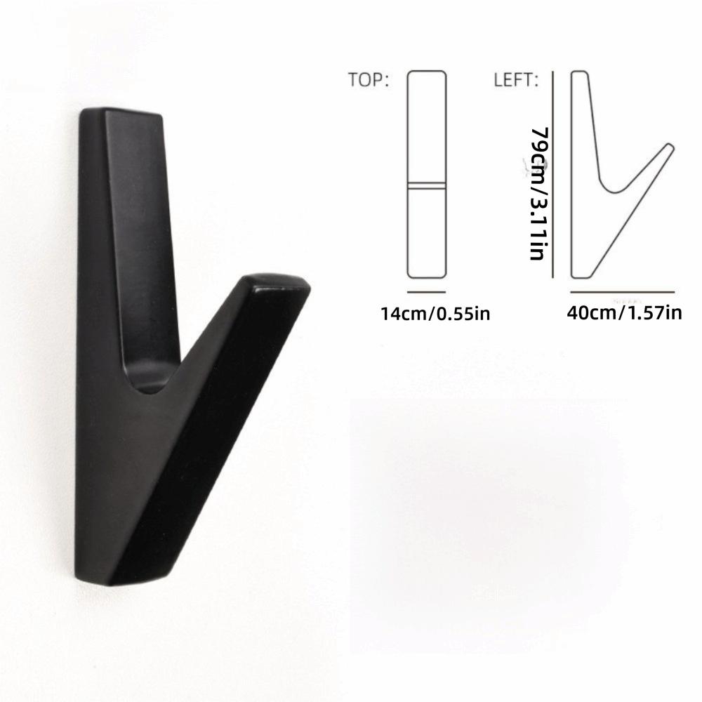 Metal Wall Hook Strong Adhesive Towel Hook Durable Bathroom Accessories  Home