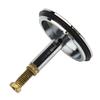 43mm Chrome Bathtub Drain Stopper Adjustable Copper Waste Cover for Sinks