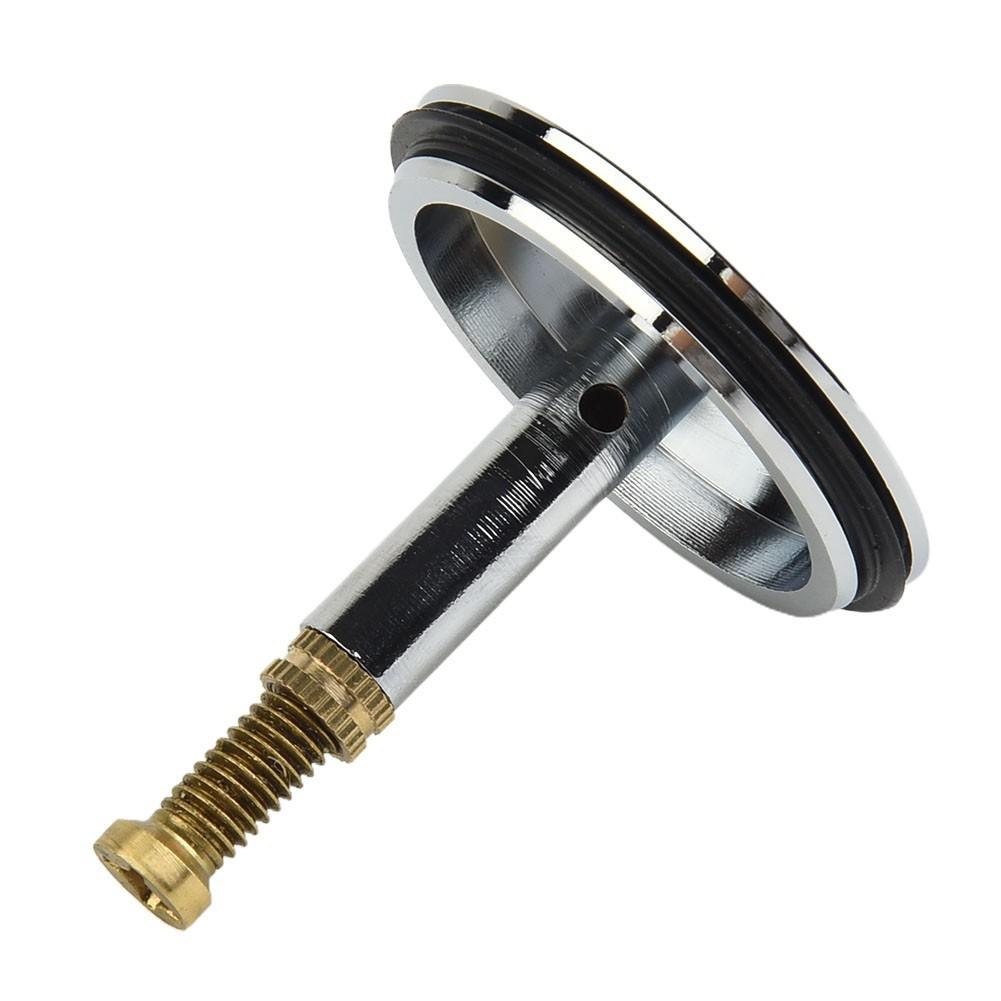 43mm Chrome Bathtub Drain Stopper Adjustable Copper Waste Cover for Sinks
