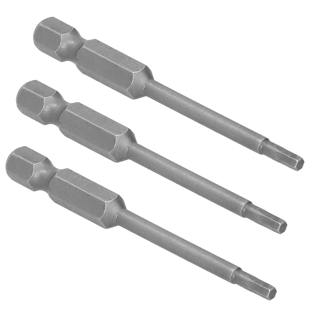 10PCS 2.5mm Hex Scoket Electric Screwdriver Bits Magnetic Head S2 Alloy Steel Hardware Tools