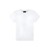 Cotton Fitted Round Neck Short Sleeve Casual T-Shirt Women Tops White 8C7B010829H8034