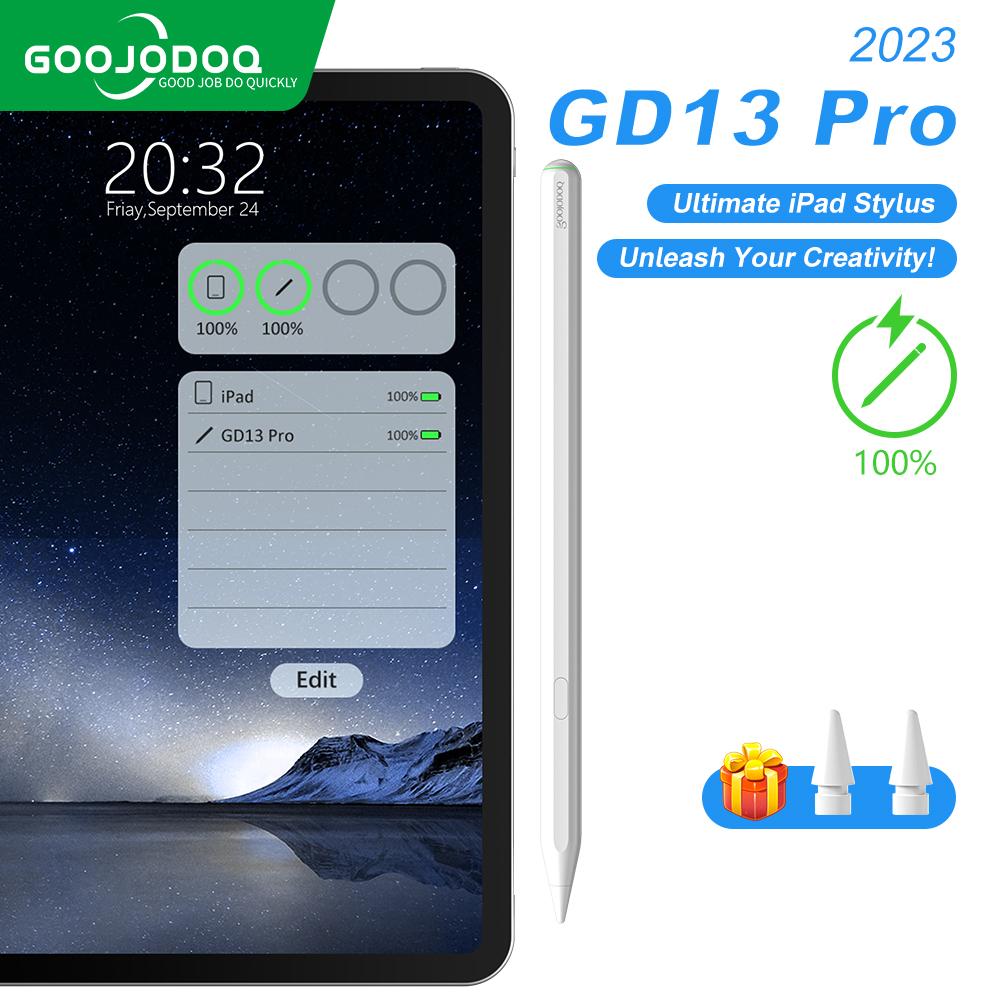 GOOJODOQ Voor Pencil 2 Draadloos Opladen iPad Potlood met Handpalmherkenning voor iPad Mini 6 iPad Air5 4 iPad Pro 11 12.9