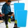 2 Stück Snowboard-Schienbeinschoner Dicke Schaumstoffpolsterung Breite Schützende Beinpolster für Ski- und Snowboardsport