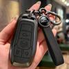 Metal Key Fob Case Cover Fit For Ford Fusion Mondeo Mustang F-150 Explorer Edge Auto Styling Key Fob Protective Key Ring