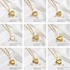 Romantic Heart Locket Pendant for Women Stainless Steel Photo Frame Openable Necklace Heart Chain Necklaces Charm Jewelry Gift