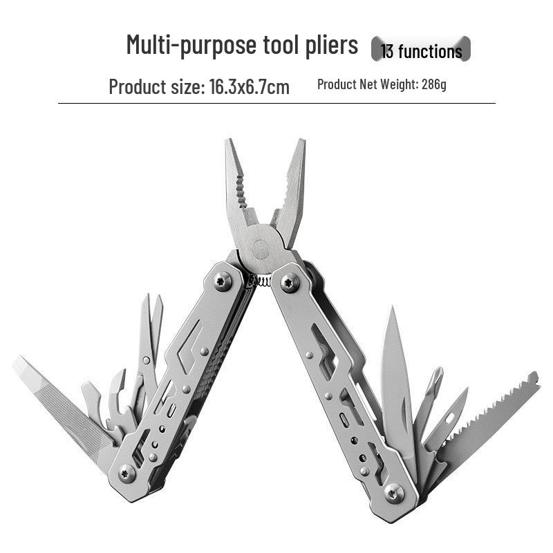 Outdoor Portable Multifunctional Folding Knife and Pliers Camping Tool