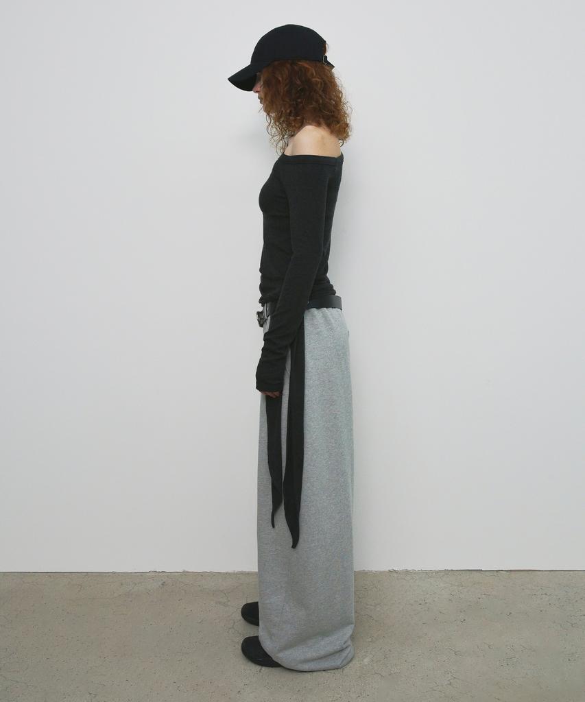 Saendeulig Overfit Sweat Pants_Melange Gray