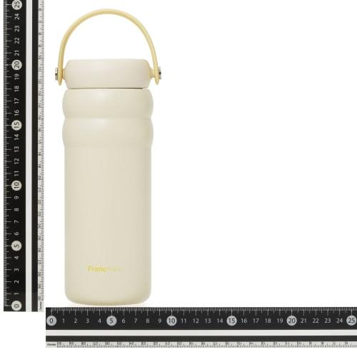 Francfranc Fluffy Stainless Steel Bottle, Yellow, 2025 Model, My Bottle, New Life Gift