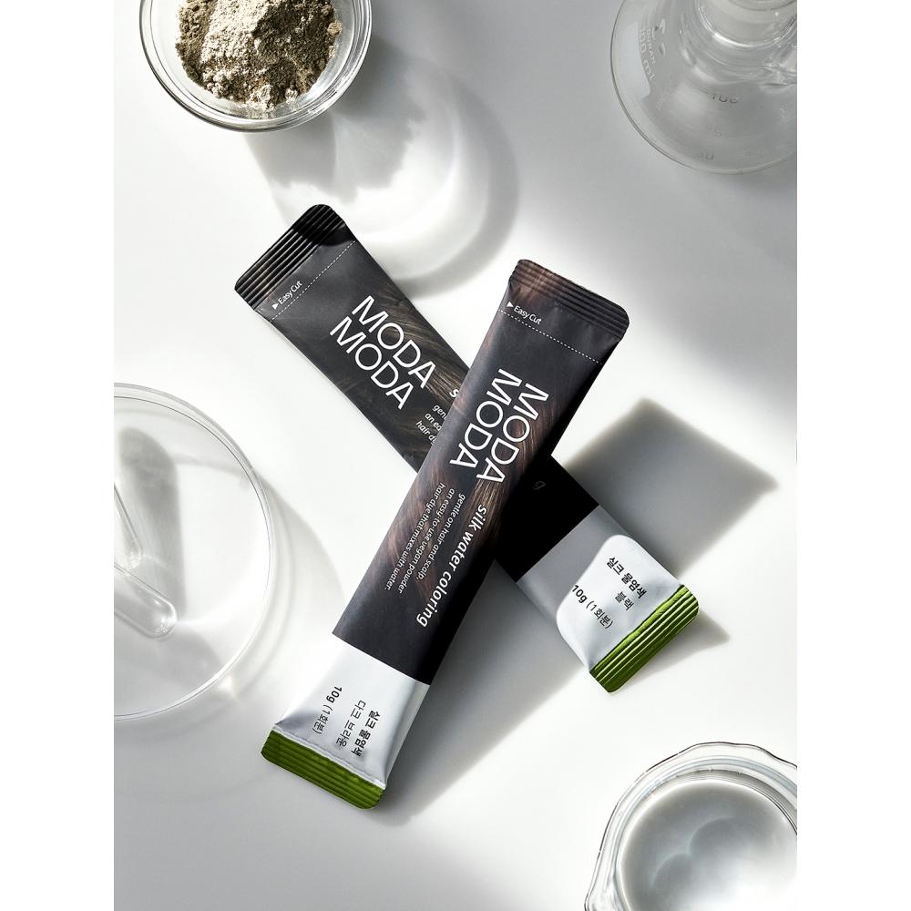 Moda Moda Seidenfarbe Dunkelbraun 2 Mal