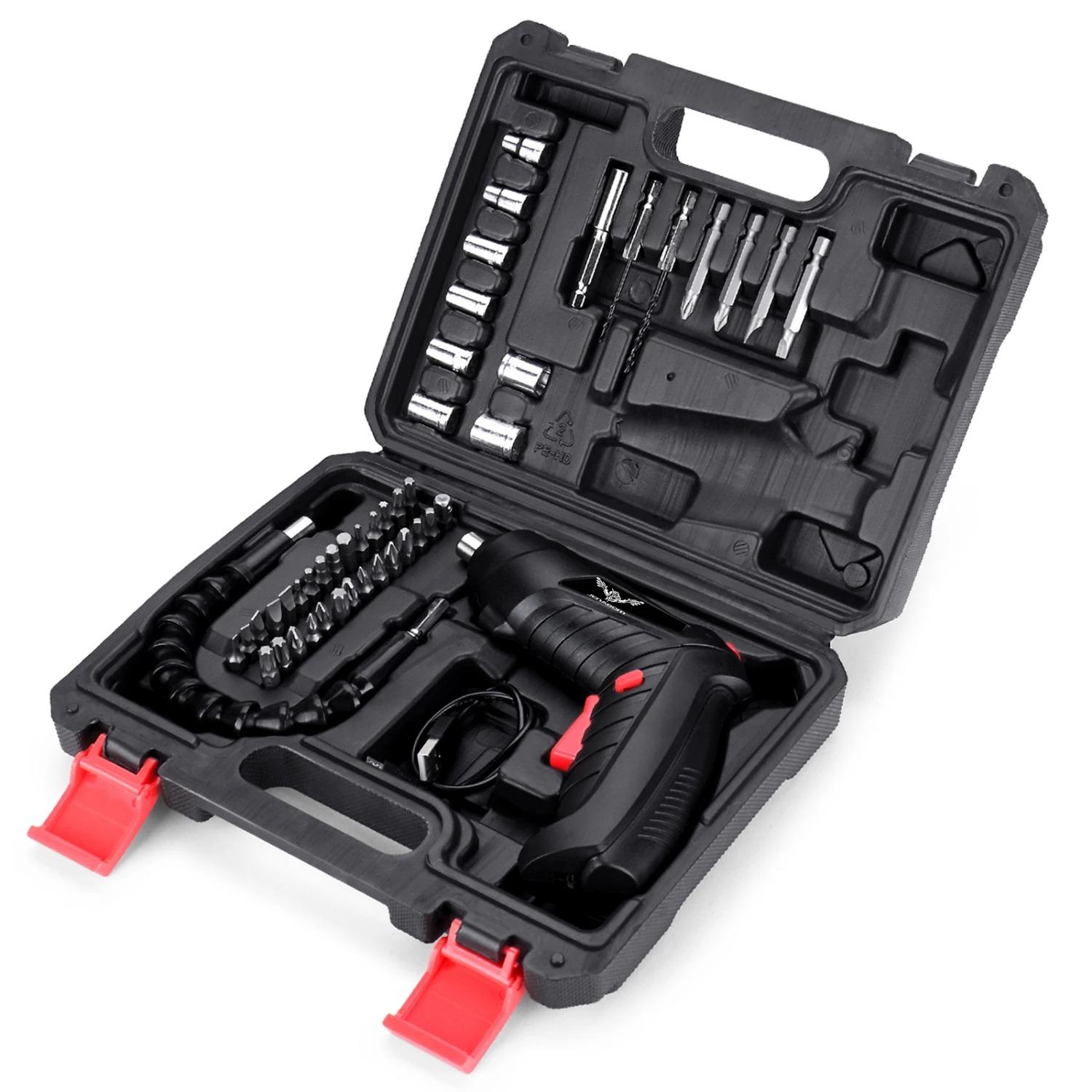 

8 в 1 электрическая отвертка аккумуляторная дрель набор отверток перезаряжаемая 3,6 В литий-ионная 3,5 Н·м для домашнего обустройства DIY проекта