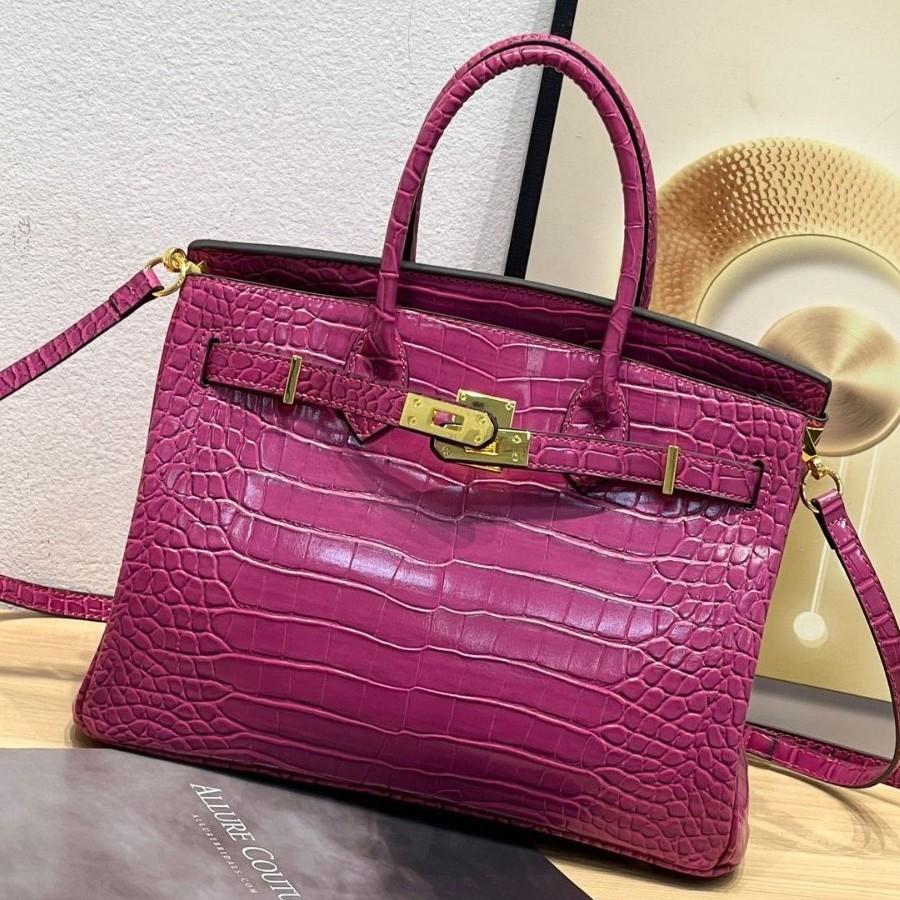 Grenzüberschreitende Amazon Krokodilleder-Muster Platin Tasche 2025 neue Mode vielseitig tragbare Umhängetasche Damen Hersteller Großhandel