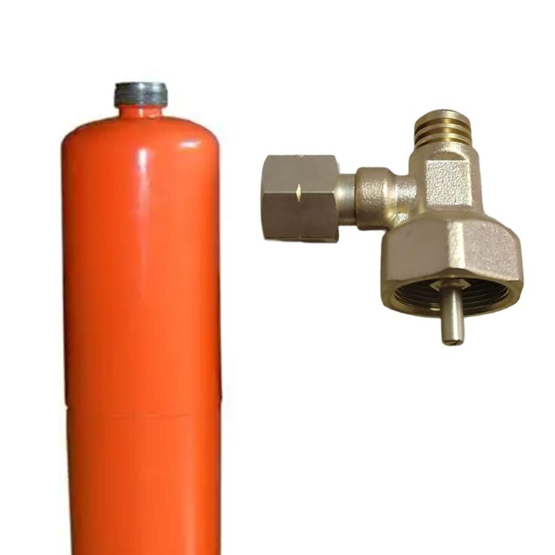 Outdoor Camp Stove Adapter 1-Two Outputs Brasses Gas Tanks Conversion Head Camping Furnaces Converter Gas Distributor