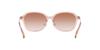 Coach HC8332D Transparent Pink Size 56 Women's Sunglasses,