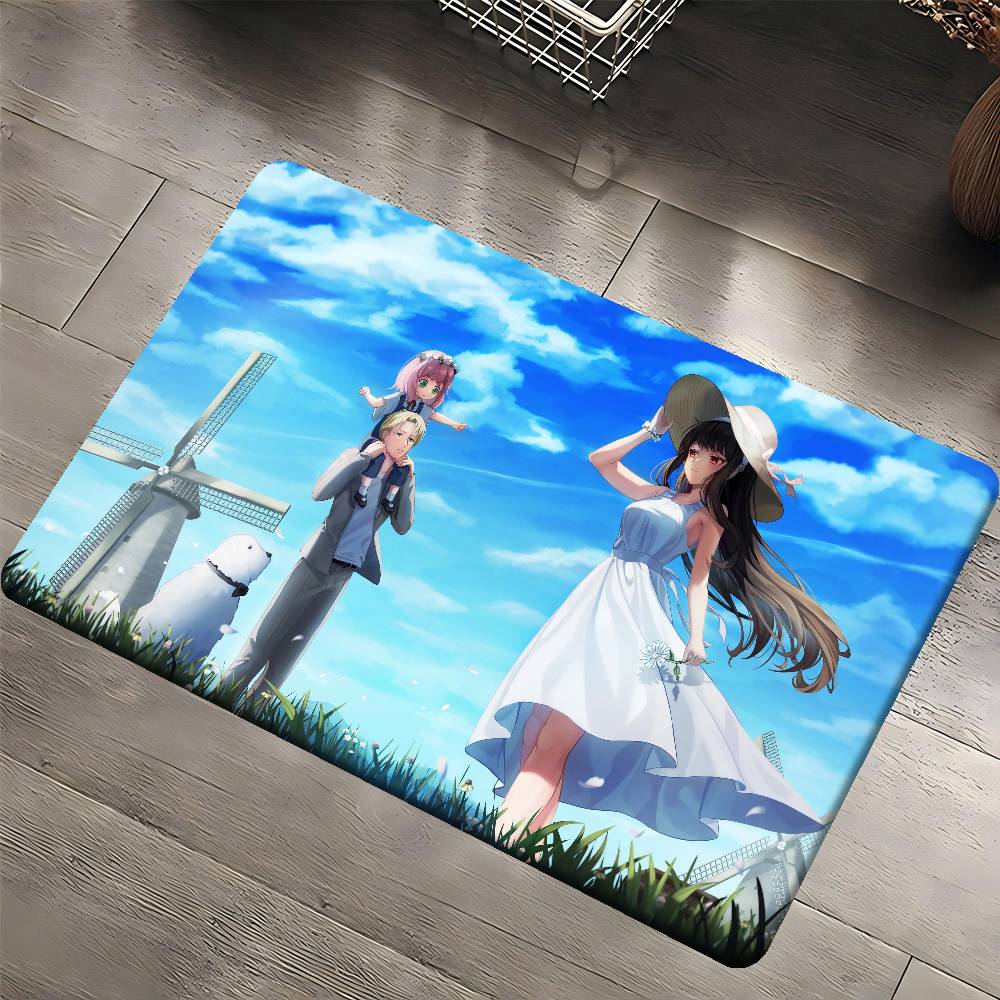 S-Spy X F-Family Floor Mat Cheaper Anti-slip Modern Living Room Balcony Printed Bedside Mats