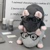 Plush Mouse Student Pencil Case With Large Capacity For School Supplies And Organizers