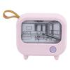 Light Up Painting Night Light TV Shaped 2 Lighting Modes USB Rechargeable Portable Table Bedside Lamps Bedroom Home Decor Pink