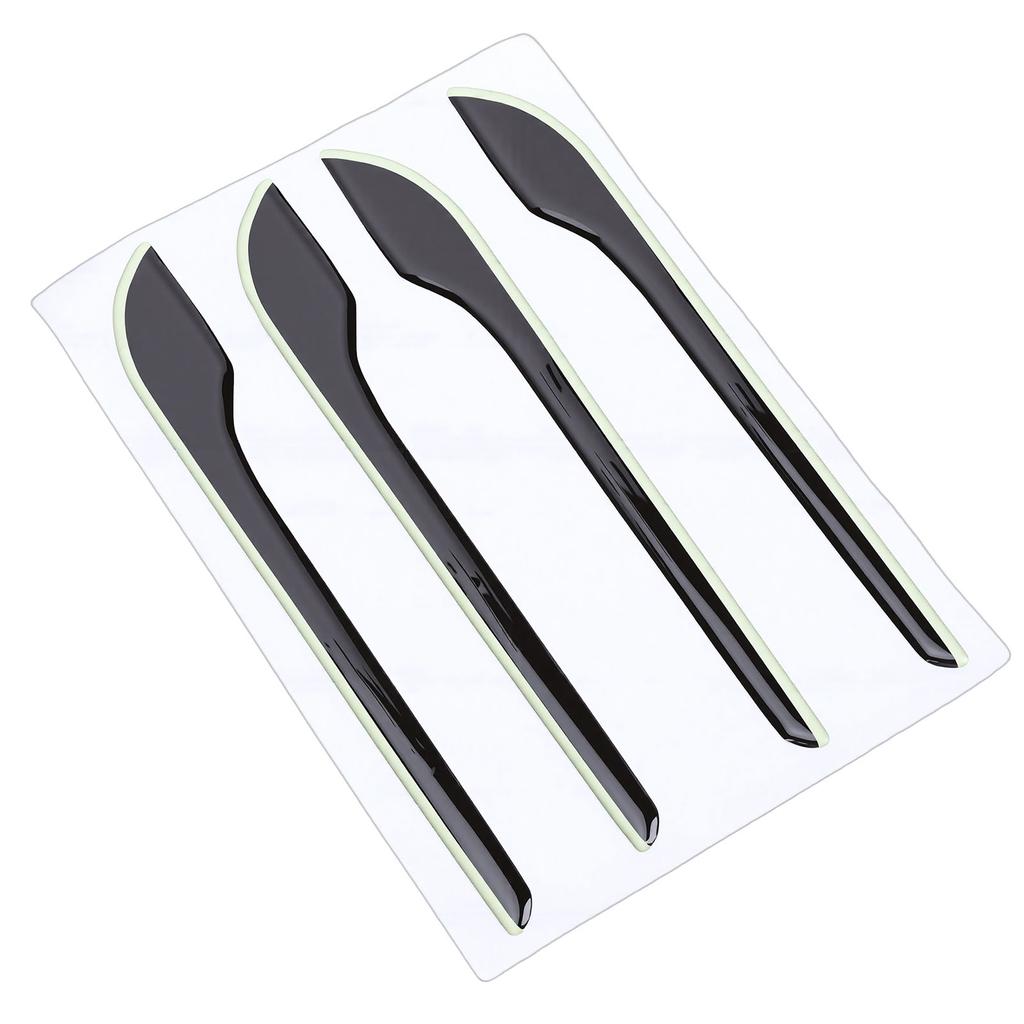 4PCS Door Handle Luminous Sticker Anti Scratch Stylish Car Door Handle Protector Replacement for Model Y 3
