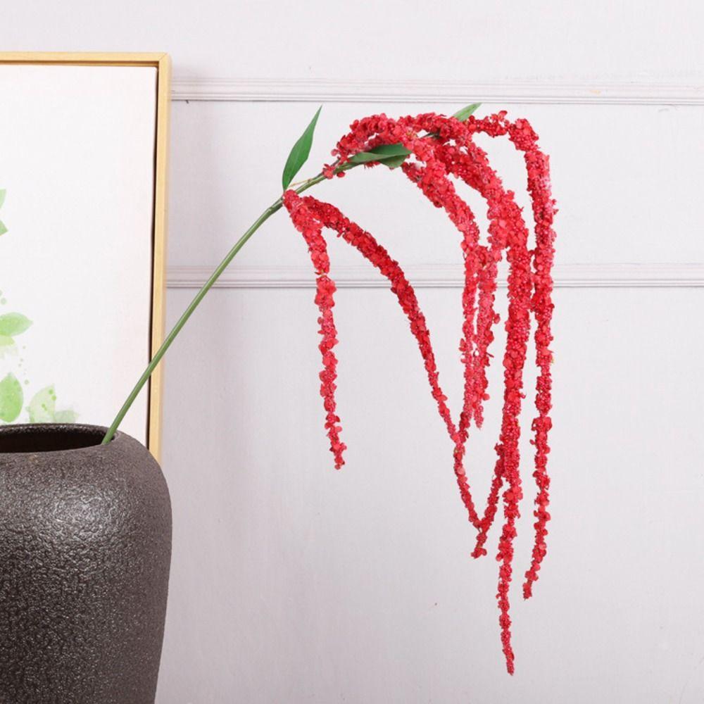8 Fork Artificial Foam Flower Vine 120cm Green Plant Artificial Wisteria  Home Garden Decor