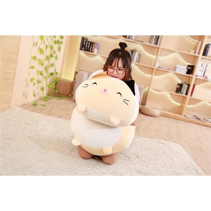 Corner&Falling&Down Cotton Animal Shiba Inu Cat Pig Sleeping Long Pillow Soft Plush Pillow
