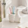 Desk Organizer for Stationery 3D Printed Thumbs?Up Pen Holder, Funny Gesture Shaped Organizer, Creative Thumb-Up Pencil Holder Cup, Cute Desktop