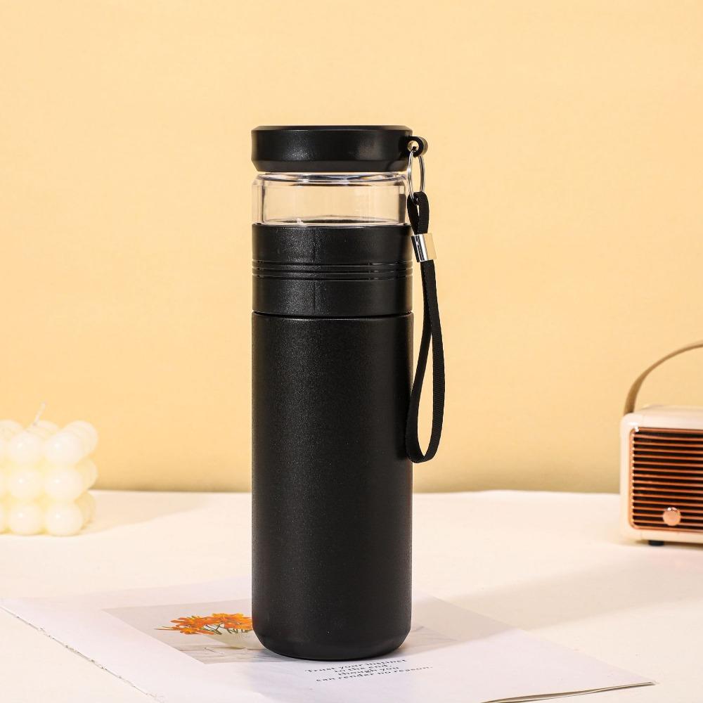 Stainless Steel Insulated Cup 500ML Capacity Tea Brewing Cup New Tea Infuser Bottle