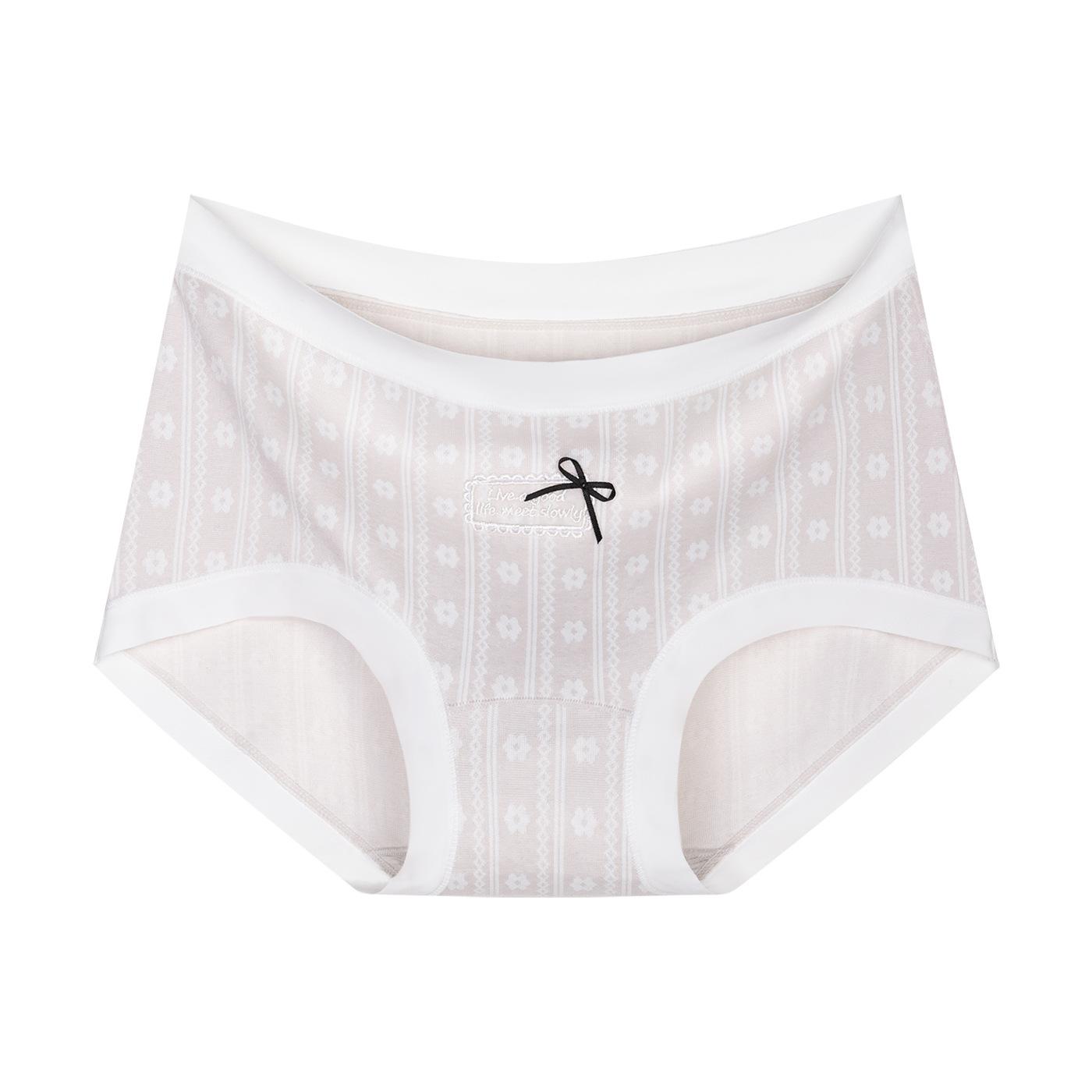 

Plus Size Women Spring and Summer 10A Antibacteriostatic Crotch High Bounce Wrap Hip Flat Angle Briefs XXL