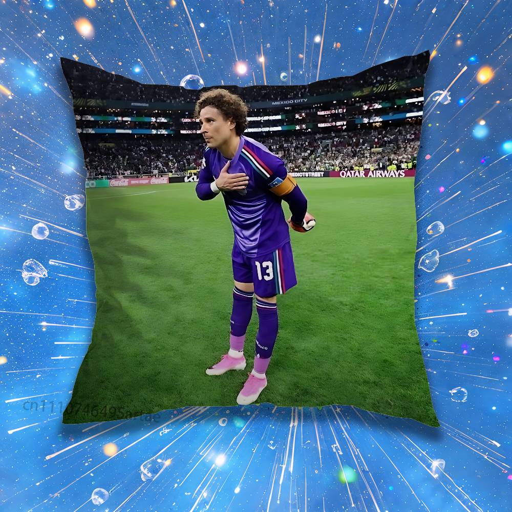 Mexico 2026 football G-Guillermo O-Ochoa Pillow Case For Bedroom Car Office Decoration Living Room Sofa Cushion Cover Suitable
