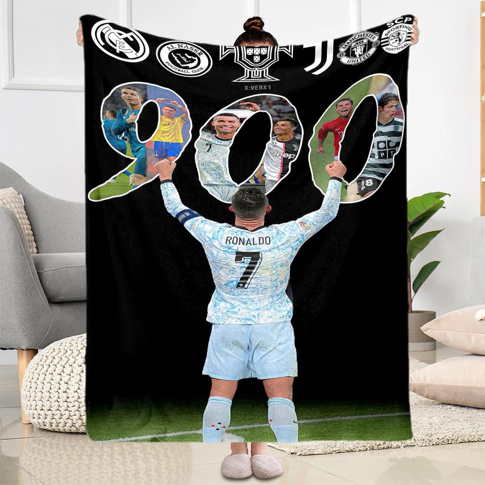 Cristiano Ronaldo Blanket Soft Cozy Suitable For Bedding Couch Livingroom Allseason Use Stylish Decor Best Holiday Gift For Friends Family