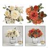 Artificial Flowers Bouquet Bridal Tossing Fake Flower Wedding Bride for