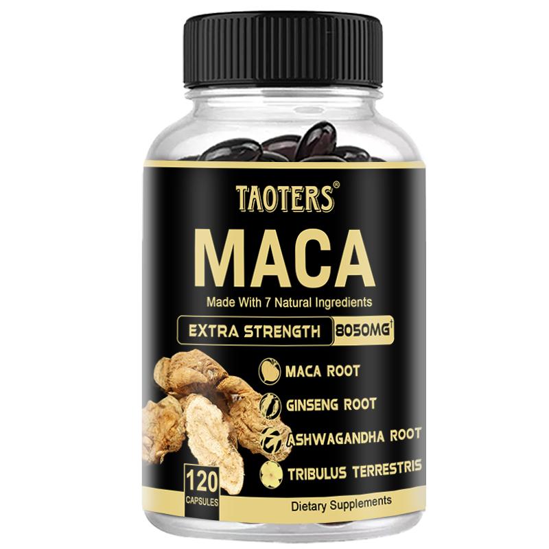 

TAOTERS Maca Capsules Enhance Energy and Endurance Regulating Emotions 120 Capsules 120 capsules