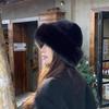 Women's Mongolian Winter Hat: Warm, Versatile, Small Face-Framing, Ear-Protective Plush Bucket Hat