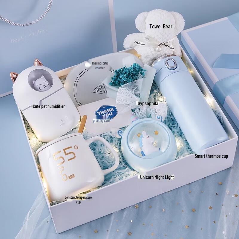 Zhimmei Global 55-Degree Constant Temperature Mug & Night Light Set